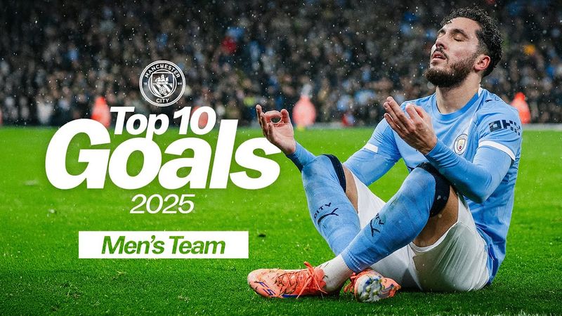 Top 10 Men's Goals of the Year | Haaland, Marmoush, Cherki and co with some wonder goals in 2025!