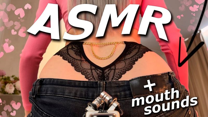 ASMR BEST SOUNDS of Jeans and Lace Back Scratching Sounds | No Talking