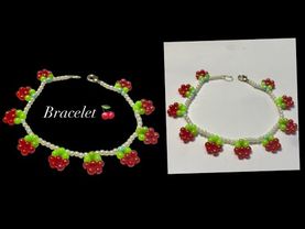 beautiful bracelet tutorial 🍒 ￼ Christmas ￼special