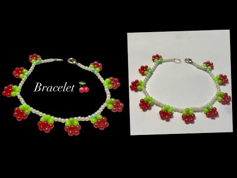 beautiful bracelet tutorial 🍒 ￼ Christmas ￼special