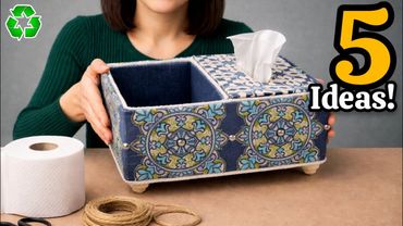Super Beautiful but Low-Cost! 5 Best DIY Space-Saving Craft Ideas from Waste Material ♻️#2026