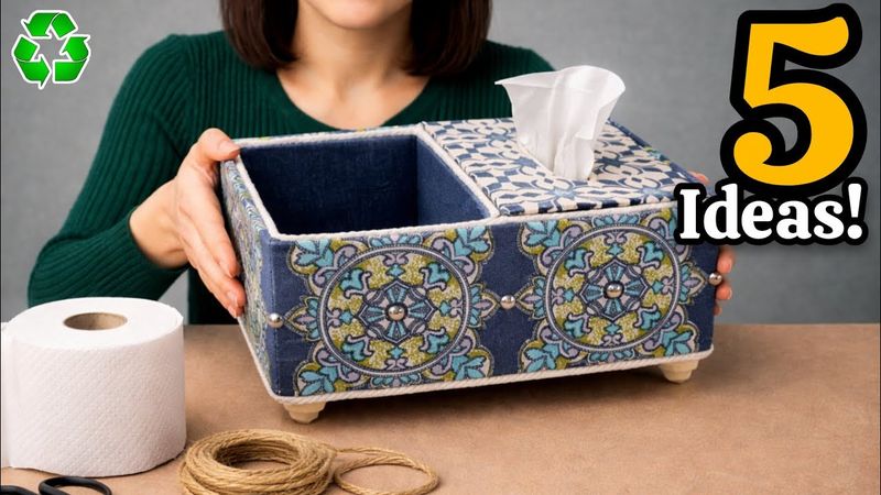 Super Beautiful but Low-Cost! 5 Best DIY Space-Saving Craft Ideas from Waste Material ♻️#2026