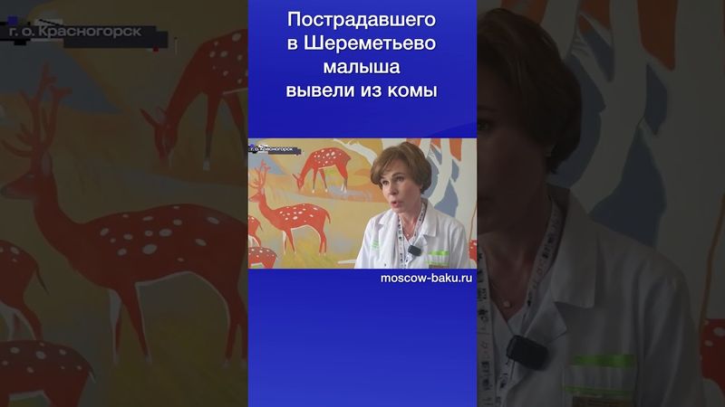 Пострадавшего в Шереметьево малыша вывели из комы