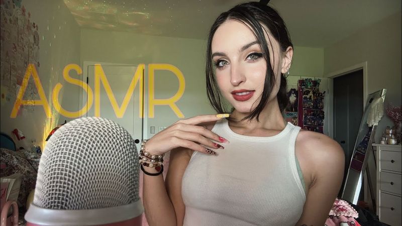 Nonsensical ASMR (MouthSounds, Nail Tapping, Upclose Whisper Rambles, Mic Pumping)