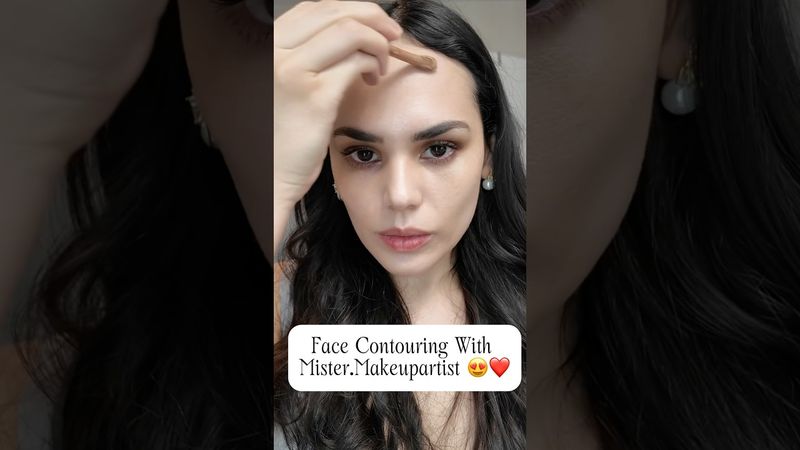 Face Contouring With Mister.Makeup #shortsfeed #makeup #contour #contouring #makeuphacks