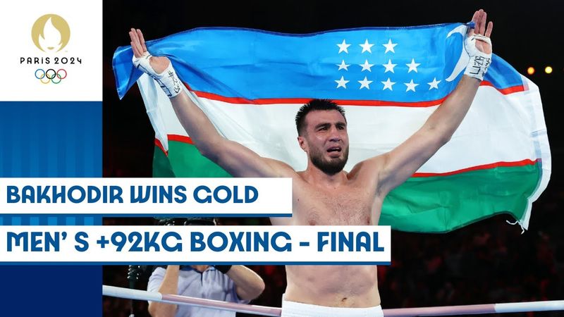 Bakhodir Jalolov wins gold in the men's +92kg boxing final 🥊 | Paris 2024 highlights