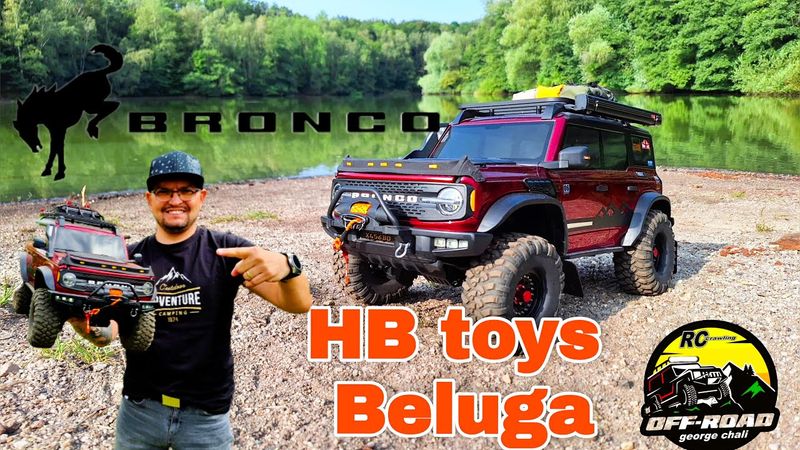 RC offroad 4x4 Bronco HB R1001 model Beluga top scale 1/10