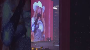 Technical mishap leaves Beyonce sitting in car suspended in air during Cowboy Carter tour in Houston