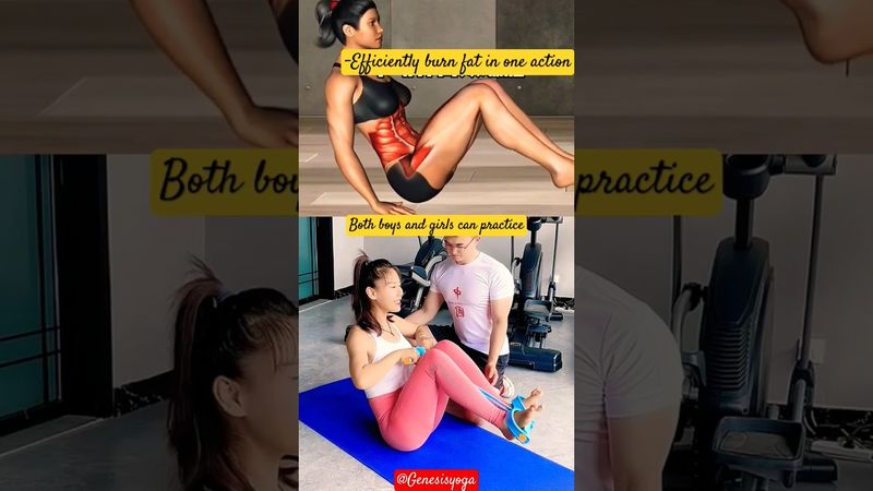 Abdominal training A simple movement tighten the abdomen train the abdominal muscles vestline#sports