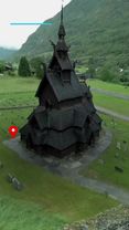 En el pintoresco pueblo de Borgund, Noruega, se erige la Borgund Stav...