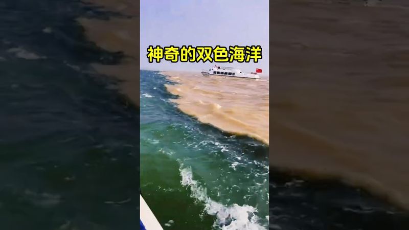 在海上遇到这种情况，千万不要慌！ #双色海 #海洋 #科普 #趣事 #全球看点