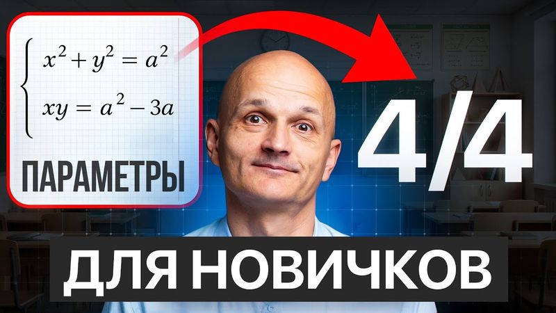 ЕГЭ 2026. Задание 18: параметр. Решаем задачи реального ЕГЭ