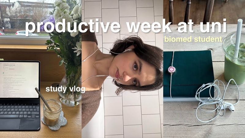 a very PRODUCTIVE week at uni | study vlog