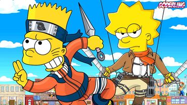 Аниме, которые побывали в "Симпсонах": Наруто, Атака Титанов, Ванпанчмен | Все Пасхалки