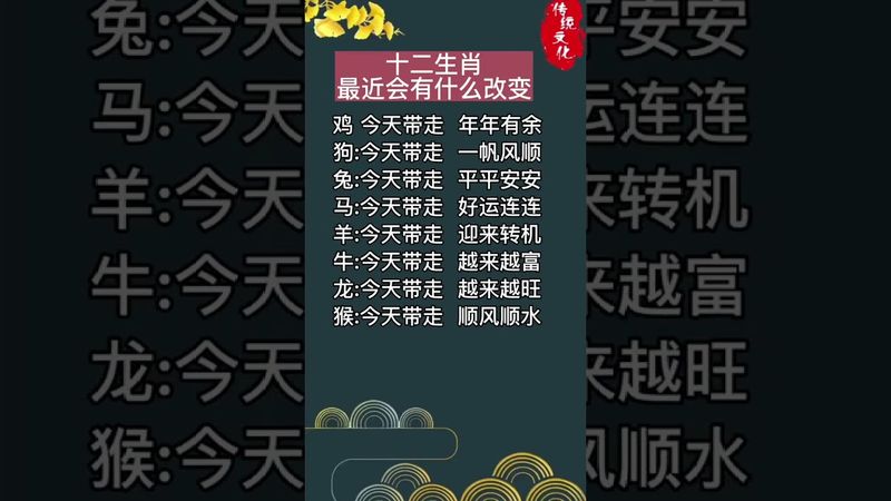 十二生肖最近會🈶️什麼變化！#生肖  #運勢  #玄學 #風水