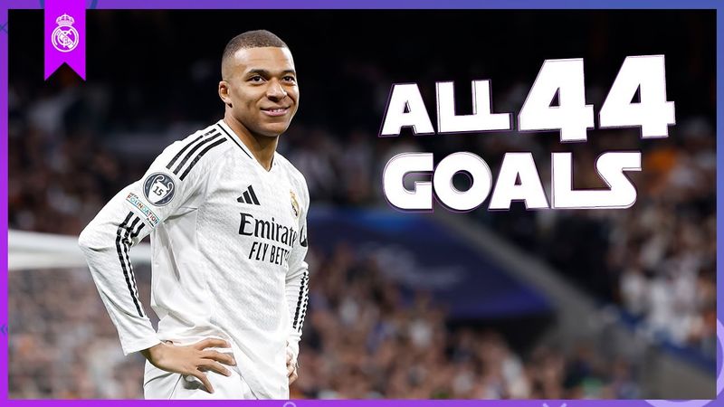 Los 44 GOLES de MBAPPÉ con el Real Madrid | 2024/25