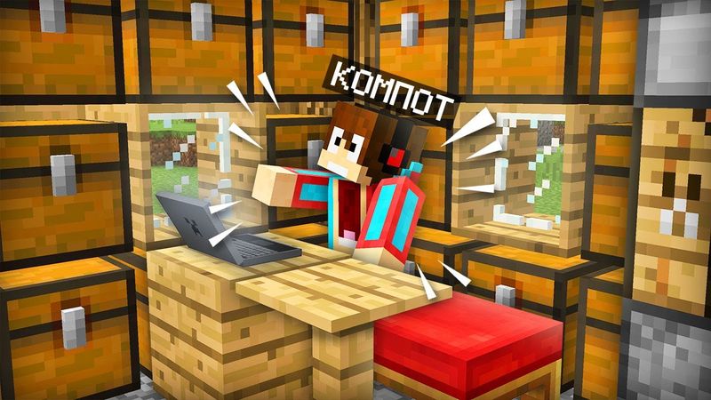 EVİMİN DUVARINDA BU SANDIKLARI MINECRAFT'TA BULDUM | Compot Minecraft