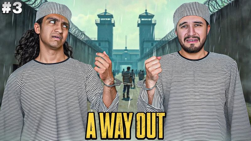ادامه گیم a way out part 3😎 چه میکنیم ما😂