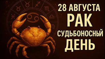 РАК. 28 АВГУСТА. День, когда откроется то, что было скрыто… Гороскоп на сегодня