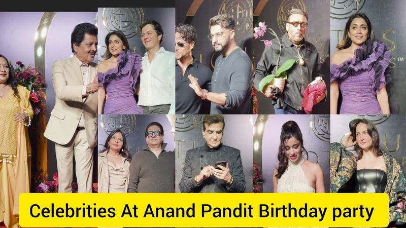 Anand Pandit Birthday party Richa Chadda Shriya Nyra Tiger Shroff Arjun Kapoor Jitendra Udit Narayan