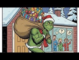 Я забрал все рождественские подарки которые принес семье и ушёл