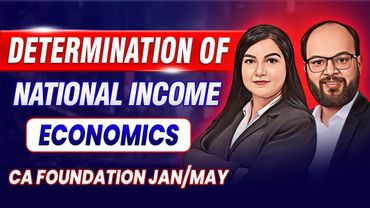Determination of National Income | Economics Ch 6 | CA Fond Jan/May 25 | Confidence Course