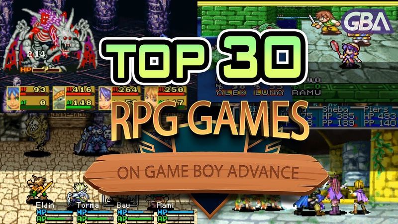 30 Best Game Boy Advance RPG Games - The Ultimate Collection