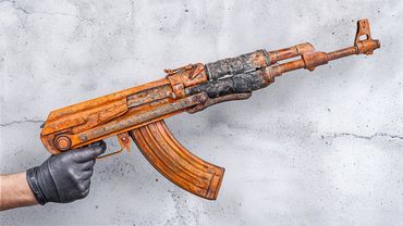 Восстановление автомата Калашникова | АК после ржавчины