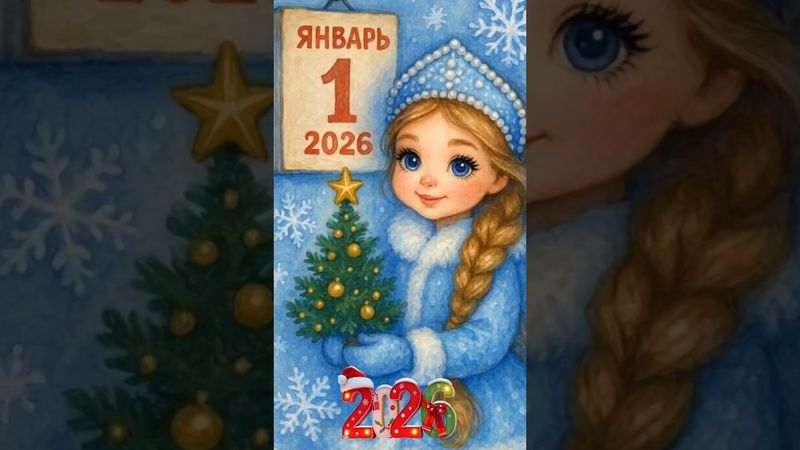 С 1 января, с Новым годом!