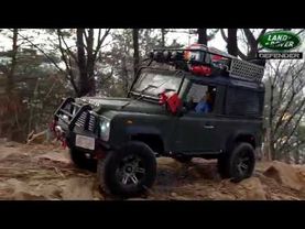 RC Car RC4WD D90 LandRover Defender Forest Trail Ride