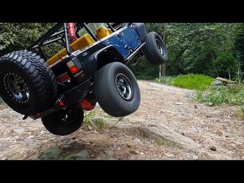 TRACTION HOBBY 1/8 Founder Jeep Gaya Mountain RUN 트랙션 하비 가야 산행 트라이얼 알씨카