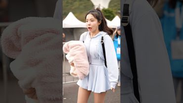 邀約多慧一起吃早餐 多慧指定要吃蛋餅馬上就有粉絲說要去買🤣@lee_dahye #이다혜 #李多慧 #cheerleader #fancam #shorts #上班路