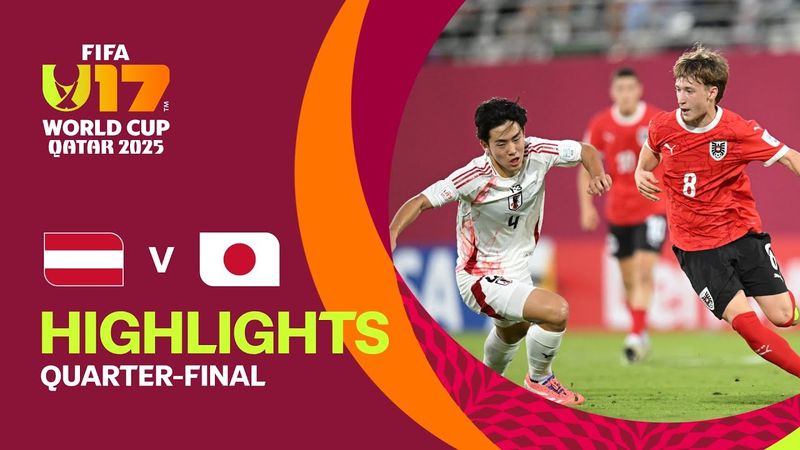 Austria vs Japan Highlights | FIFA U-17 World Cup Qatar 2025