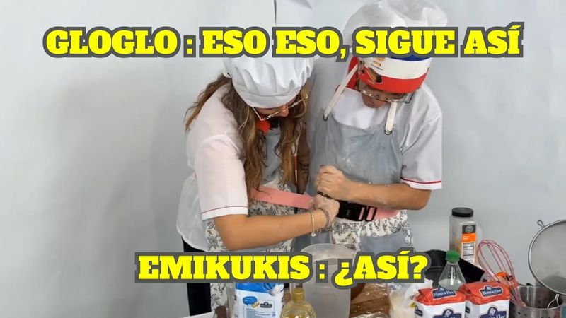 GLOGLO Y EMI COCINANDO DE UNA MANERA RARA