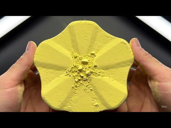 Green Chalk Crush | Oddly Satisfying Crunch ASMR