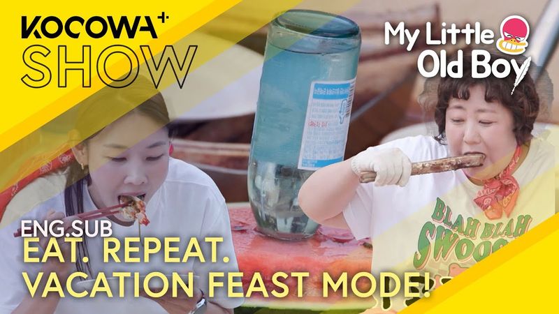 Han Hye Jin, Sin Gi Ru & Pung Ja’s Vacation Food Fight! | My Little Old Boy EP451 | KOCOWA+