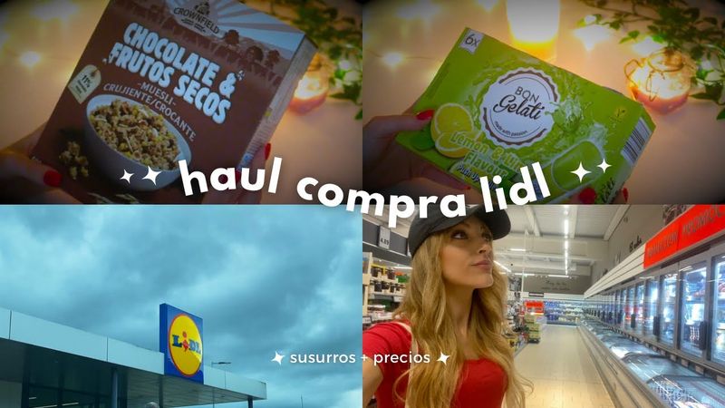 ASMR | haul compra lidl ✶ con precios 🌷 susurros español
