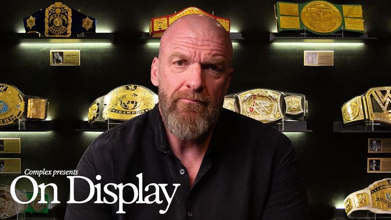 Triple H Gives a Tour of WWE's Insane HQ with $2 Million in Rare Wrestling Collectibles | On Display