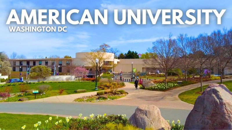 American University in Washington DC ✏️ | Walk With Me, Campus Tour | College in the City