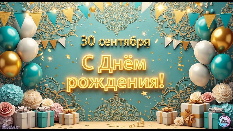 30 сентября 2025, C Днем Рождения тебя!!!🎉Happy Birthday To You REMIX!🎶 #30сентября #сднемрождения
