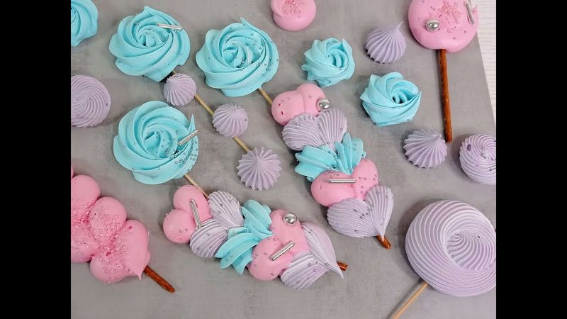 مرنگ کامل بدون ترک! با همزن دستی! همه تفاوت های ظریف! به نظر می رسد 100%! سریع و راحت