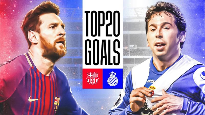 TOP 20 Goals in the Barcelona Derby | Barça vs Espanyol