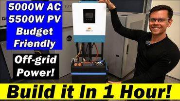 Build a 5,000W Off-grid Solar System in 1 Hour