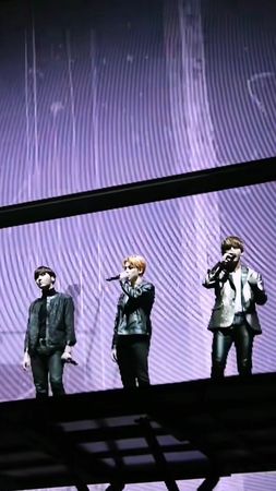 ✨Back when our bad boy orange hair Jimin was hitting us with the high...