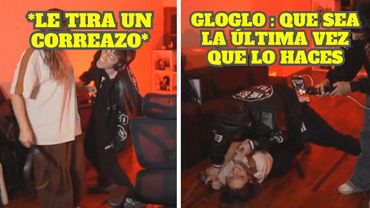 EMIKUKIS LE TIRA UN CORREAZO A GLOGLO Y ÉL LA SOMETE