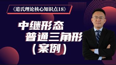《道氏理论核心知识点 18》中继形态 普通三角形（案例）