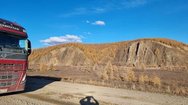 Р 504 КОЛЫМА. ИЗ МАГАДАНА НА БОЛЬШУЮ ЗЕМЛЮ.VOLVO FH 540