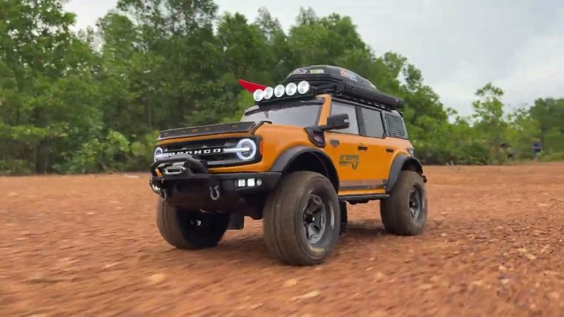 1/10 Scale Rc TRX4 Bronco 2021 Upgrades / Off-road Driving 4X4 RC Car