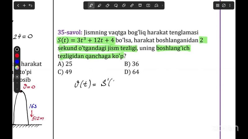 Hosila 6-Test tahlili