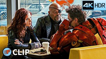 Black Widow Reveal - Randy's Donuts Restaurant Scene | Iron Man 2 (2010) 4K HDR Movie Clip